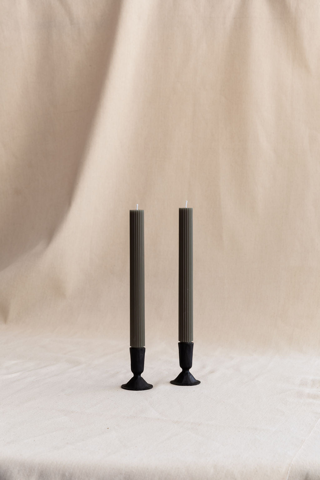 Fancy Ribbed Candle Tapers
