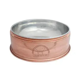 Copper Dog Food Bowl